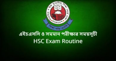 HSC Exam Routine 2020